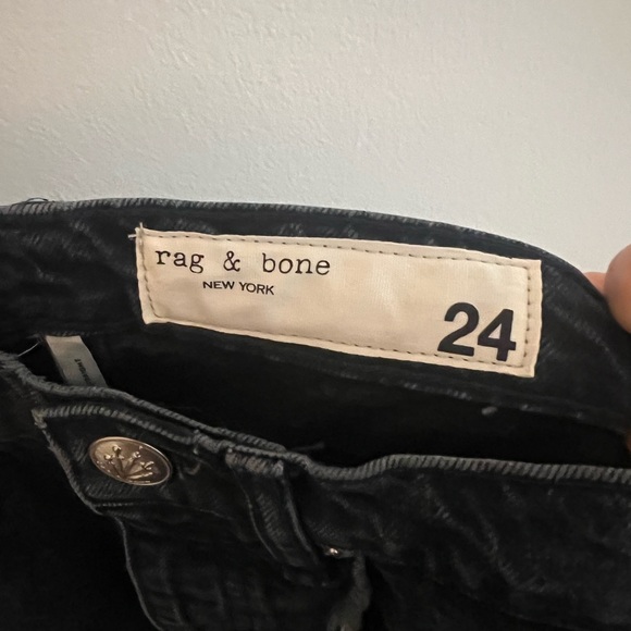 NWT Rag & Bone Alex High Rise Straight Jeans (Color Dekalb) (size 24) - Picture 10 of 10